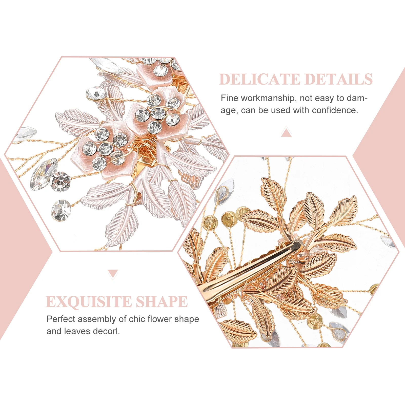 

Rhinestone Hair Clip Combs Accessories for Women Bridal Wedding Crystal Elegant Stylish Prom Party Cosplay Halloween