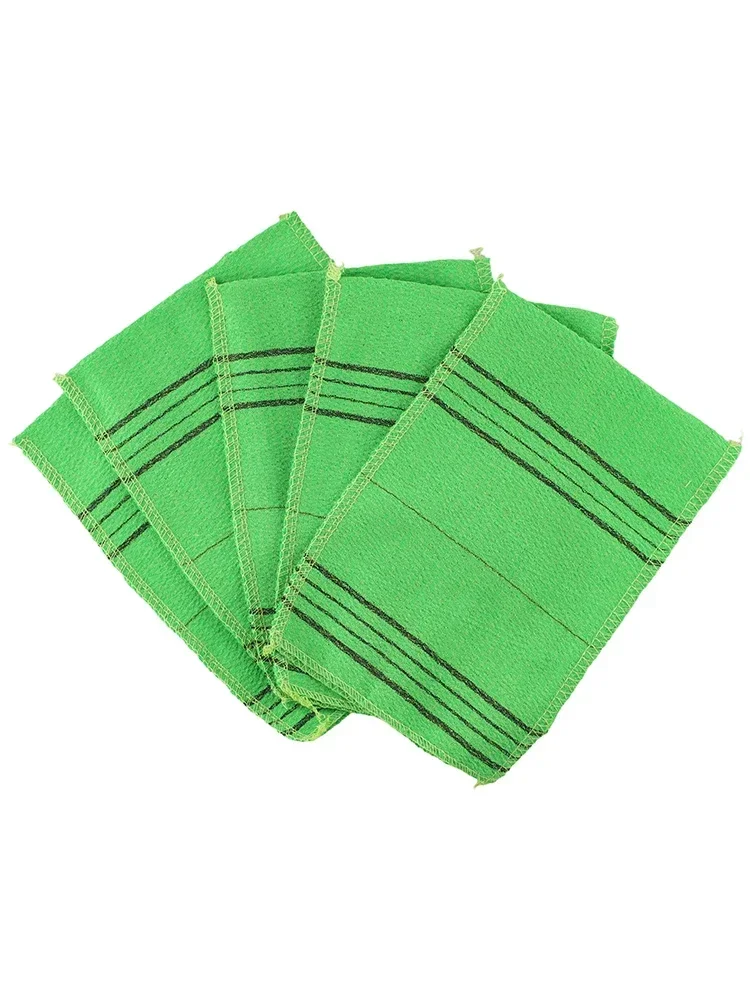 5*Exfoliating Bath Towel Korean Italy Asian Exfoliating Bath Washcloth Body Scrub Shower Soft Towels Body Washing Clean Towel