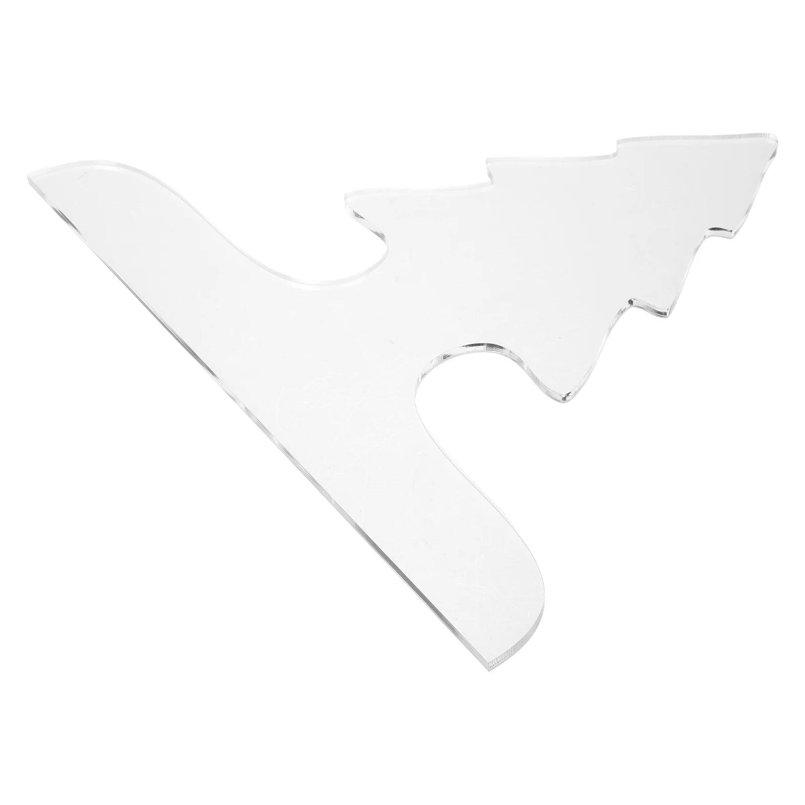 

Reusable Clear Template for Cutting Board Handles Christmas Themed Charcuterie Board Making Kitchen Woodworking Stencil Guide