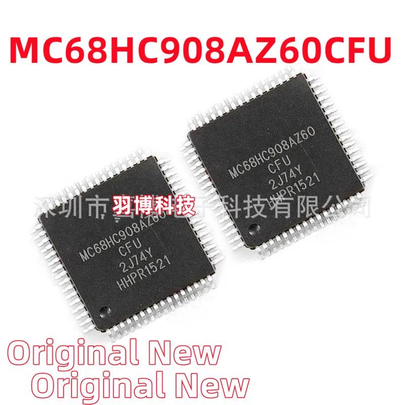 

(1-10piece)100% New MC68HC908AZ60CFU 2J74Y MC68HC908AZ60 QFP-64 Chipset