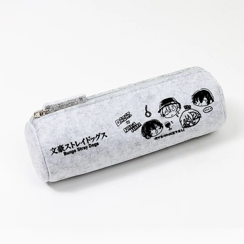 New Bungo Stray Dogs dazai osamu Nakahara Chuuya Nakajima Atsushi Cartoon Pencil Case Creative Anime Peripheral Stationery Box view 4