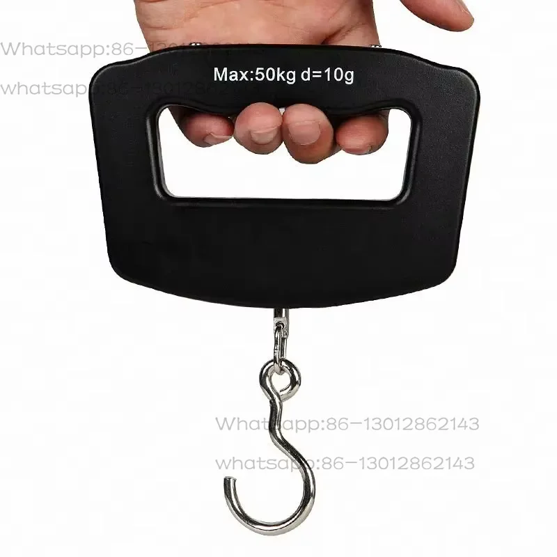 Suitable for  50kg/10g Travel Luggage Scale Portable Handheld Electronic Scale with Hook Gram Scale Express Delivery Fishing Han
