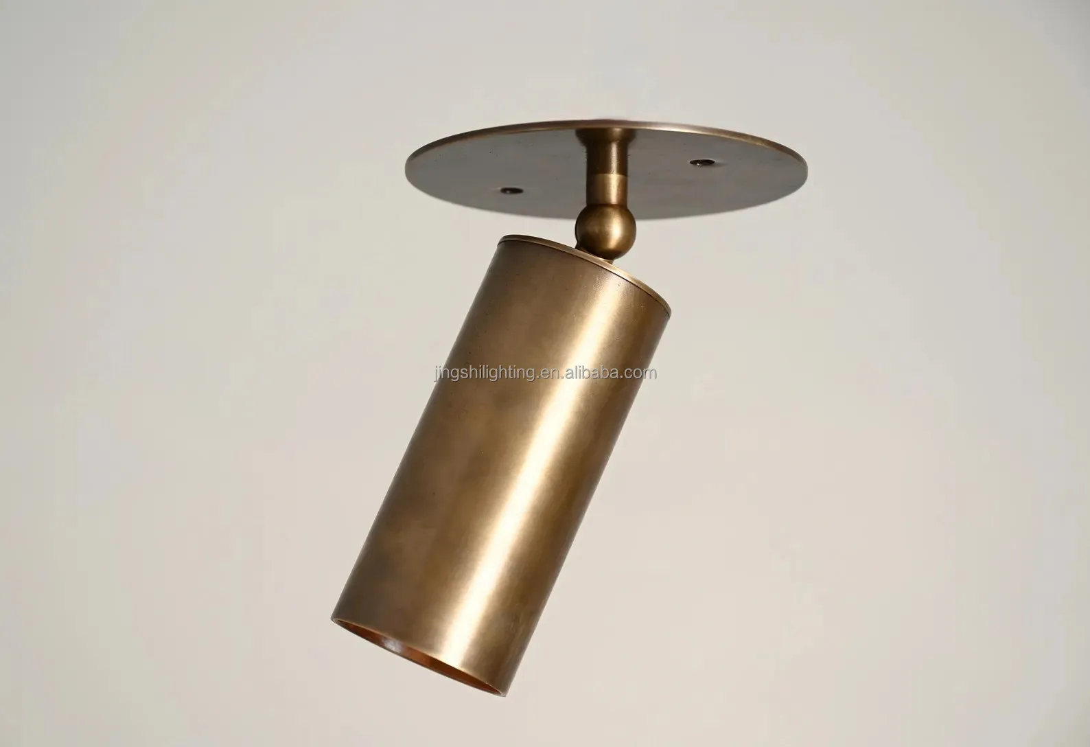 Office Hotel Project Luxury Modern Down Light Rotatable Led Ceiling Clothing Store Spot Light Brass Cylinder Downlights