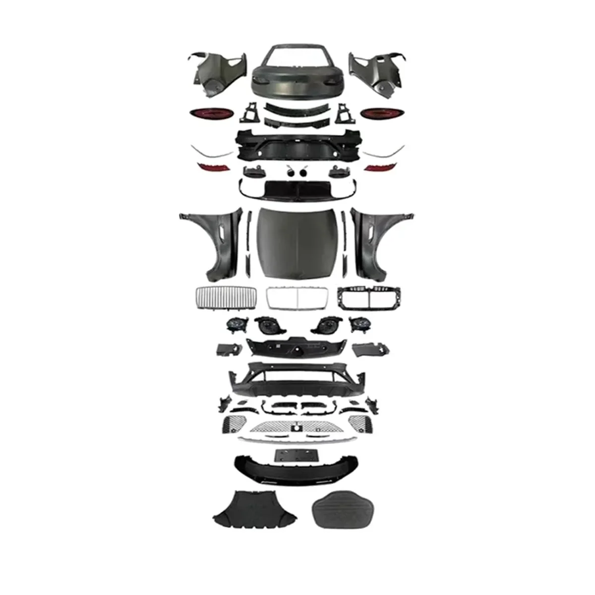 Car Body Kits For Bentley Bentayga 2016-2020 Upgraded 2021 Model Bumper Lip Hood Fenders