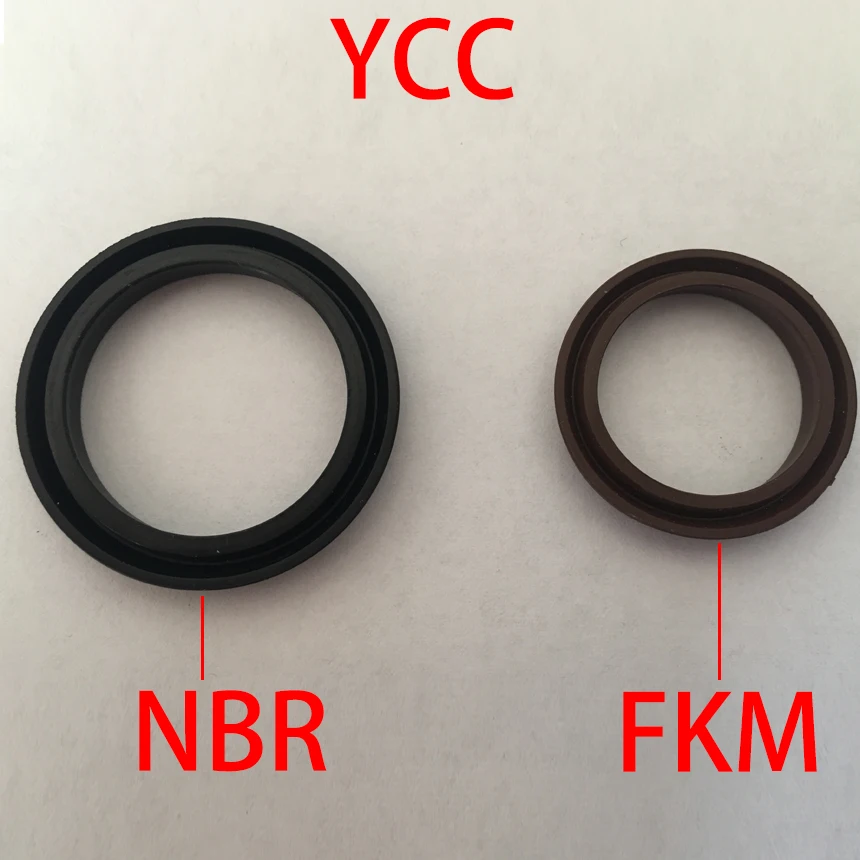 YCC 32*24*6 32x24x6 40*30*6 40x30x6 GP Y-QGP Black NBR Brown Fluorine FKM Rubber Pneumatic Cylinder Piston Rod Gasket Oil Seal