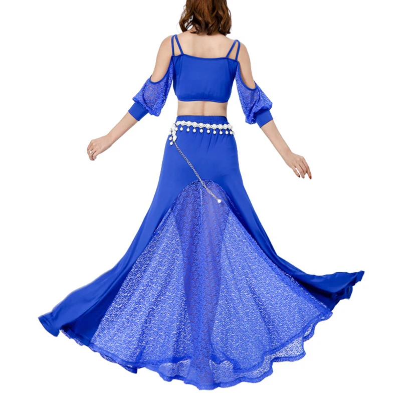 

2024 Belly Dance Costume Set Female Elegant Skirt Oriental Dance Training Suit For Women Bellydancing Performance Clothing