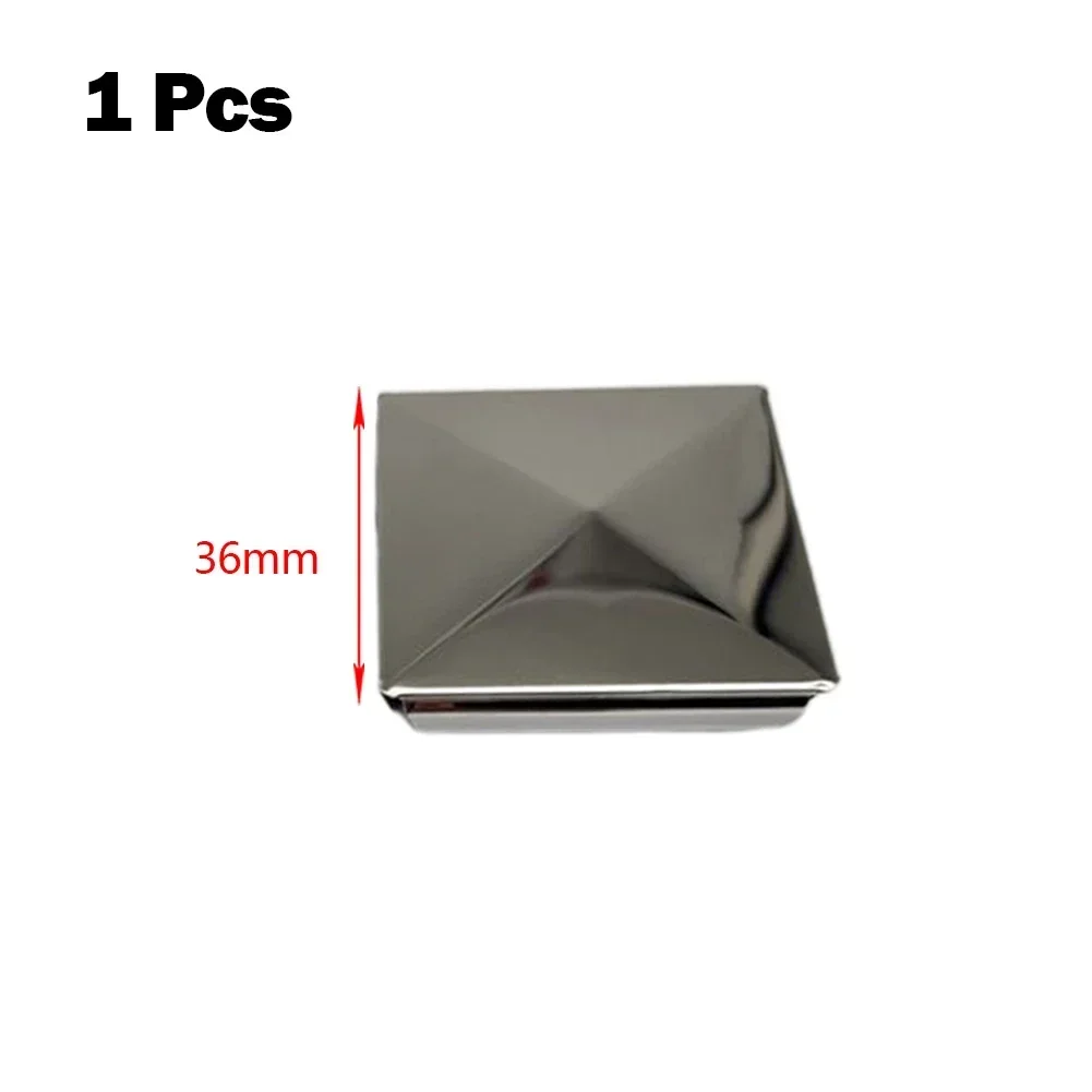 Practical Square Post Cap  Stainless Steel Material  Enhances the Appearance and Protection of Your Posts  Easy Installation 4