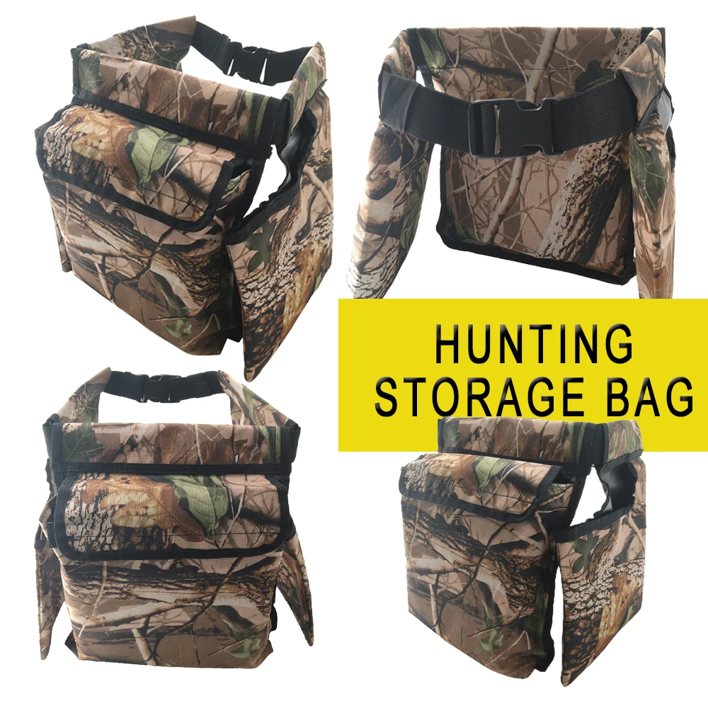 

Tactical Hunting Waist Bag Waterproof Large-Capacity Storage Packet Outdoor Field Pigeon Feeding Waist Pouch for Birdwatching