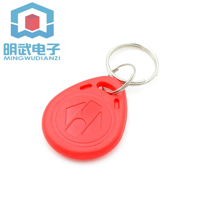 EM4100 ID Card Keychain Access Control RF Proximity Card Red And Blue Matching 125K RFID Card Reader Module 125KHZ