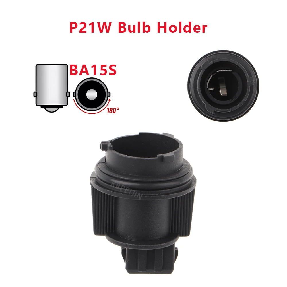 

1x For Volkswagen Jetta Peugeot 307 BA15S Bulb Holder Car Light Socket Accessories