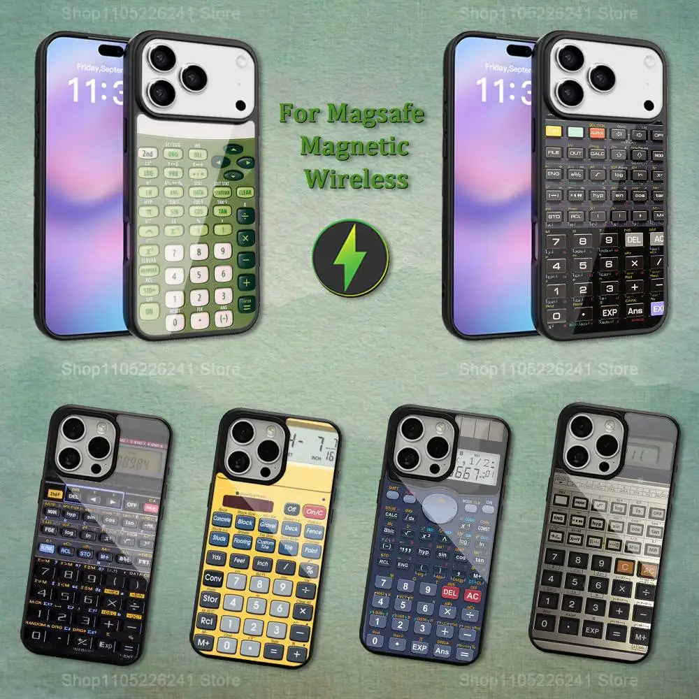 

Printed Art Calculator Phone Case For iPhone 13,12,11,16,15,17,14,Pro,Max,Plus,Mini, For Magsafe,Magnetic Wireless Charging