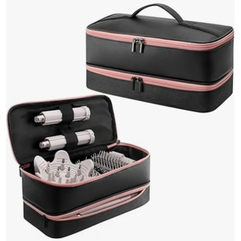 

Heat Resistant Hair Styling Bag Portable Travel Organizer for Dryer Curling Iron Storage Pouch Reliable Companion