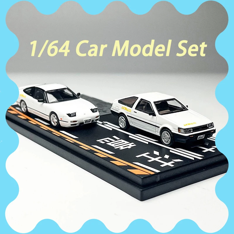 

Diecast 1/64 Scale AE85 RPS13 Alloy Simulation Car Model Set Classics Adult Souvenir Gift Hobby & Toys