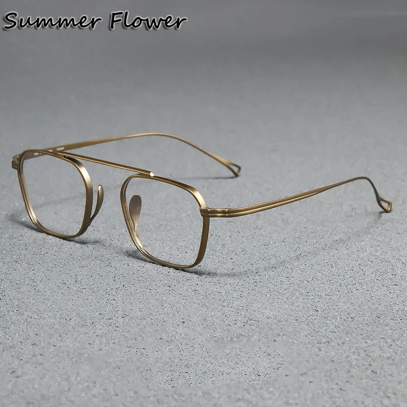 

Pure Titanium Gafas Presbyopia Optical Frame Fashion Spectacle Male Flexible Eyewear Man Myopia Lenses Eyeglass