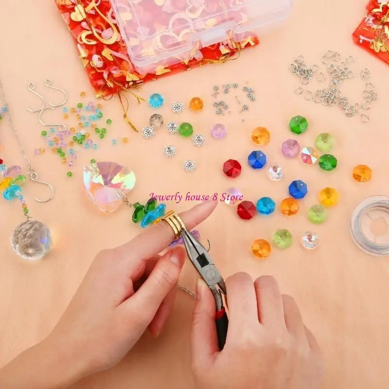 

Colorful Bead Craft Set DIY Jewelry Making Accessories for Adults and Hobbyists