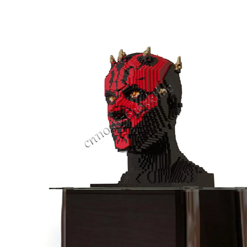 8890 PCS Famous  Classic Hero Character Bust MOC Building Blocks Model Parts Creative Boys Children Birthday Toy Halloween Gifst