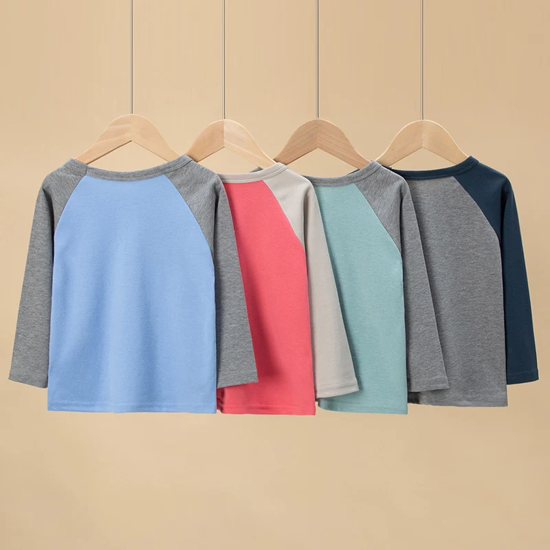 Kids' Color-Block Long-Sleeve T-Shirt 3