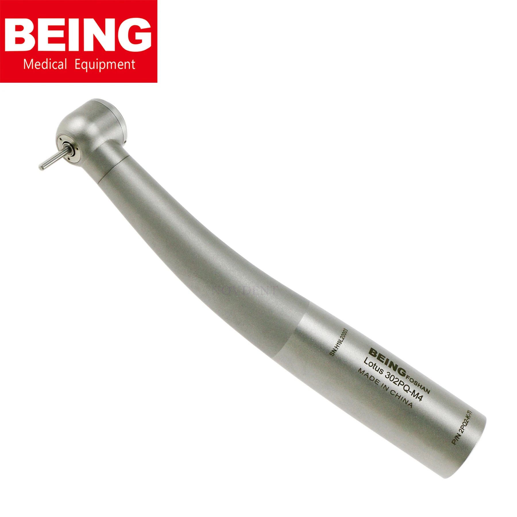 BEING Dental de alta velocidad turbina de aire pieza de mano tipo botón 302PQ-K/302PQ-K-TI apto para KaVo MULTIflex acoplador M4 4 agujeros 302P Rotor