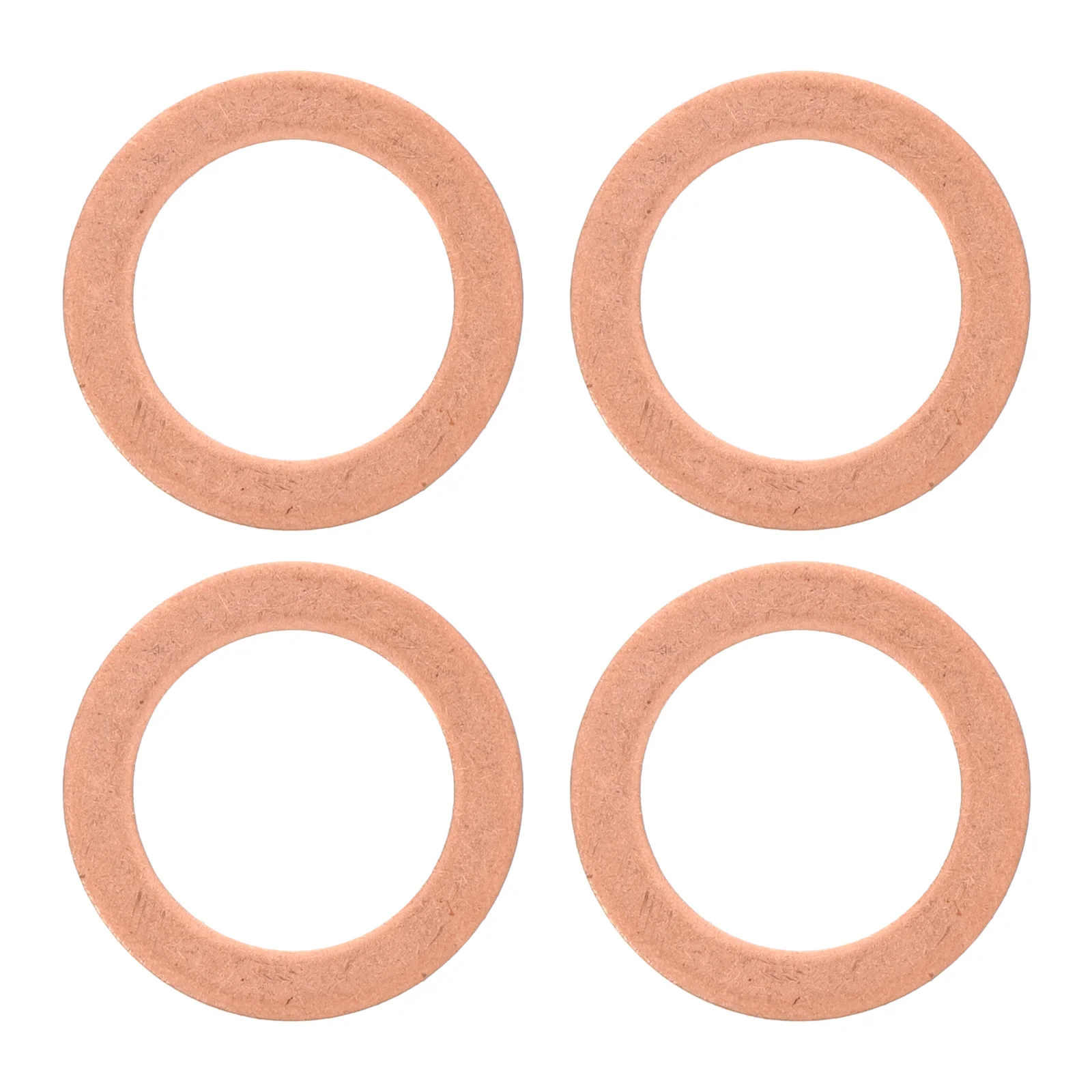 

4 PCS Washer Brake Pump Oil Pipe Sealing Gasket 150X150X010CM Copper Crush Washers Car Flat Crushed