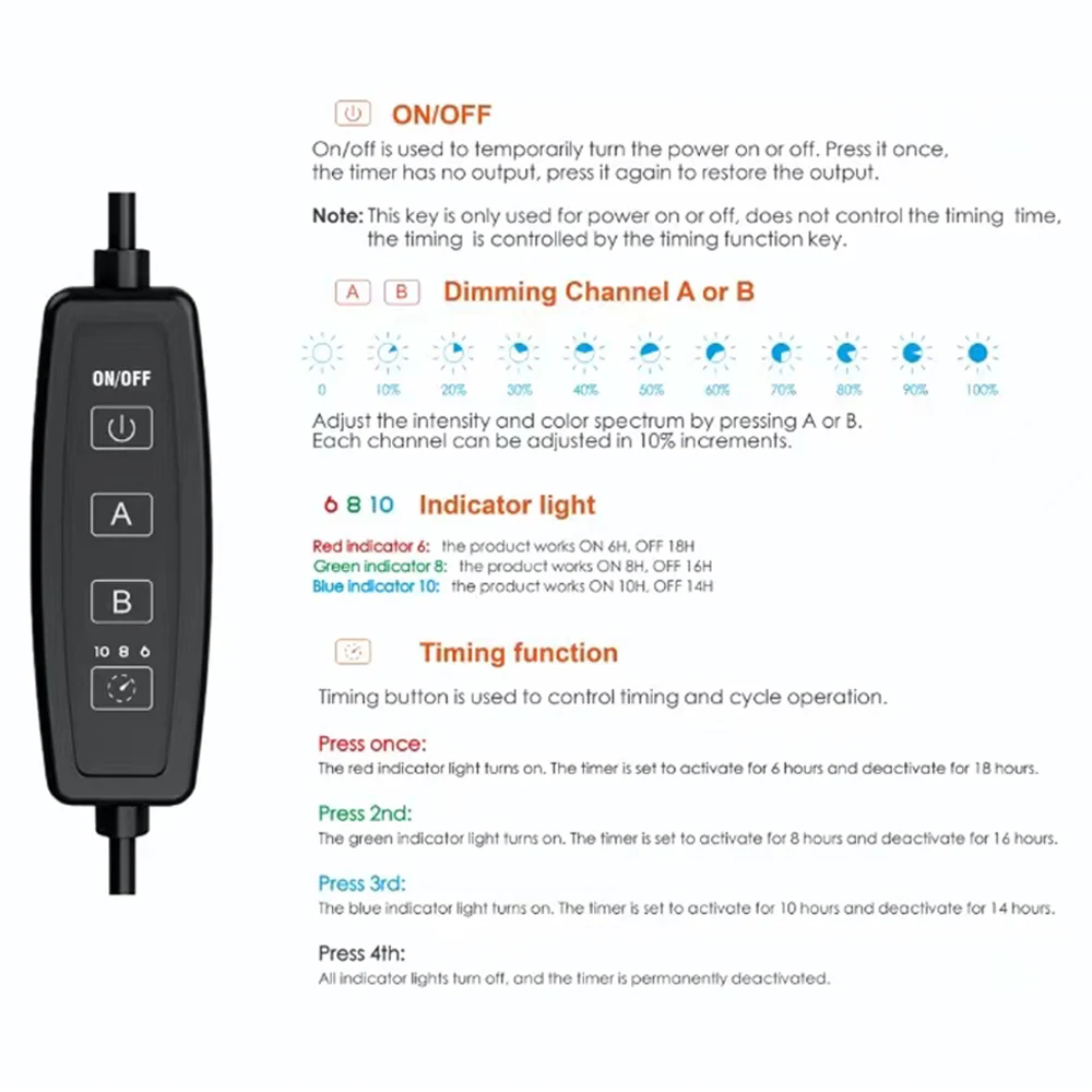 Clip on 20W LED Aquarium Light Spectra Nano SP20 Aquarium Light Full Spectrum fish tank mini light salt fresh refugium