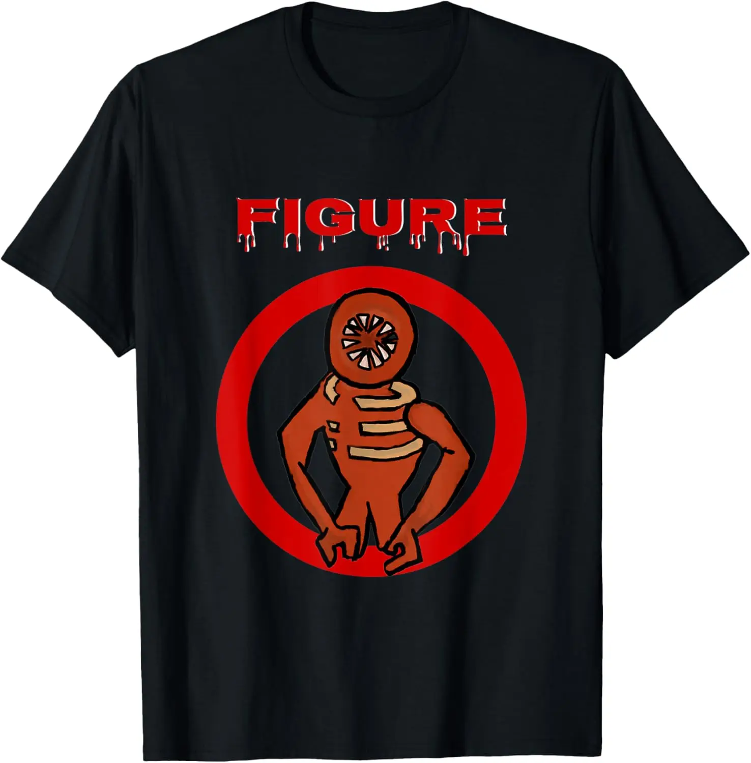 Camiseta con estampado de personajes del juego Black Monster Horror Game Doors, talla pequeña, 100% algodón, camiseta de manga corta Y2K de moda, suave, de secado rápido y