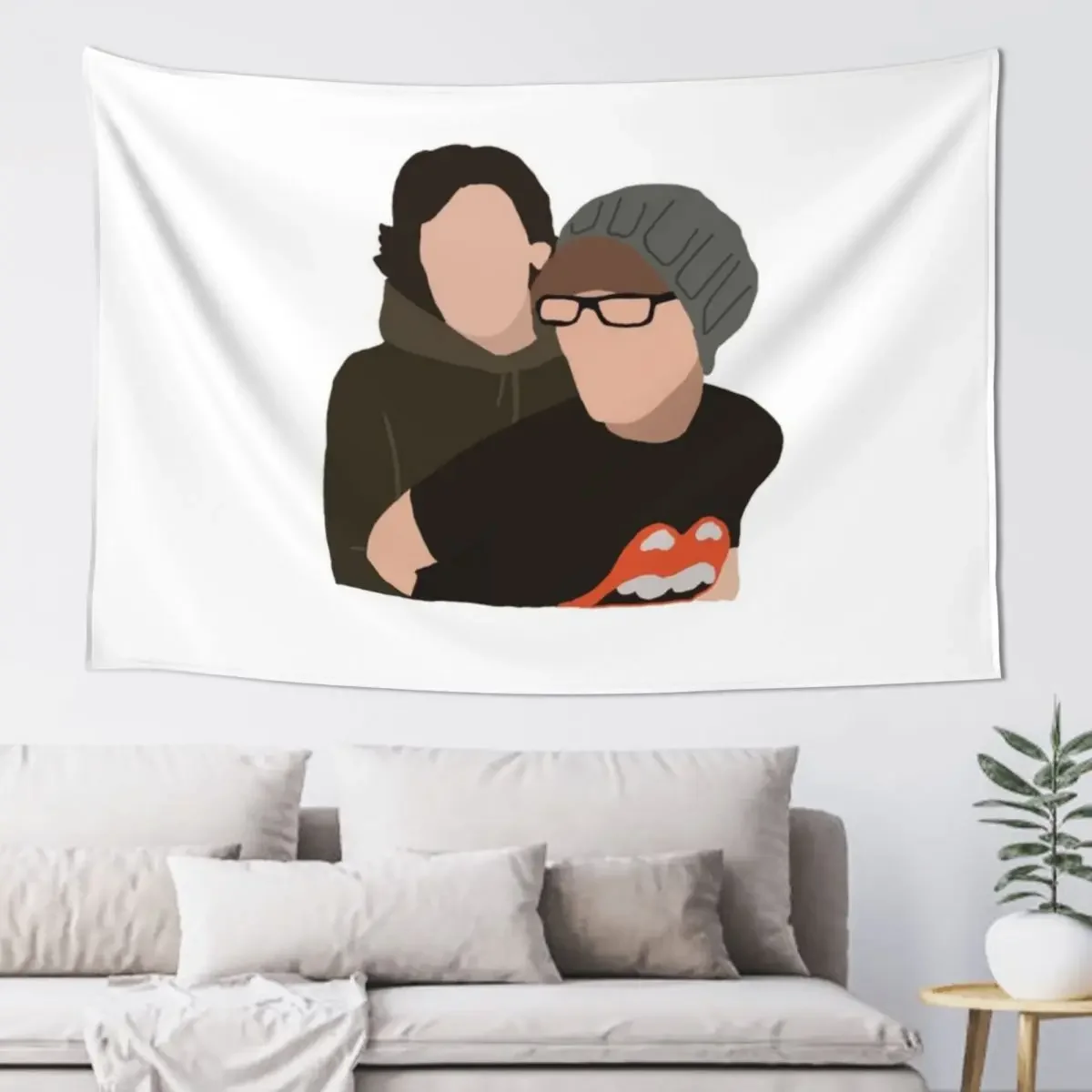 Larry Stylinson Hug Tapestry Korean Room Decor For Bedroom Decor For Bedroom Tapestry