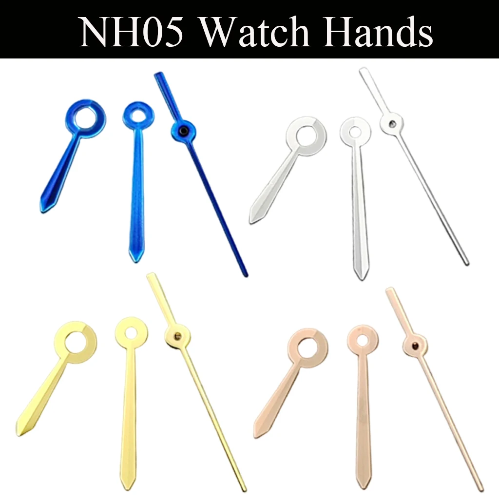 NH05 NH06 ساعة يد فضية/زرقاء/ذهبية تناسب NH05 NH06 ساعات ملحقات الحركة الأوتوماتيكية #1
