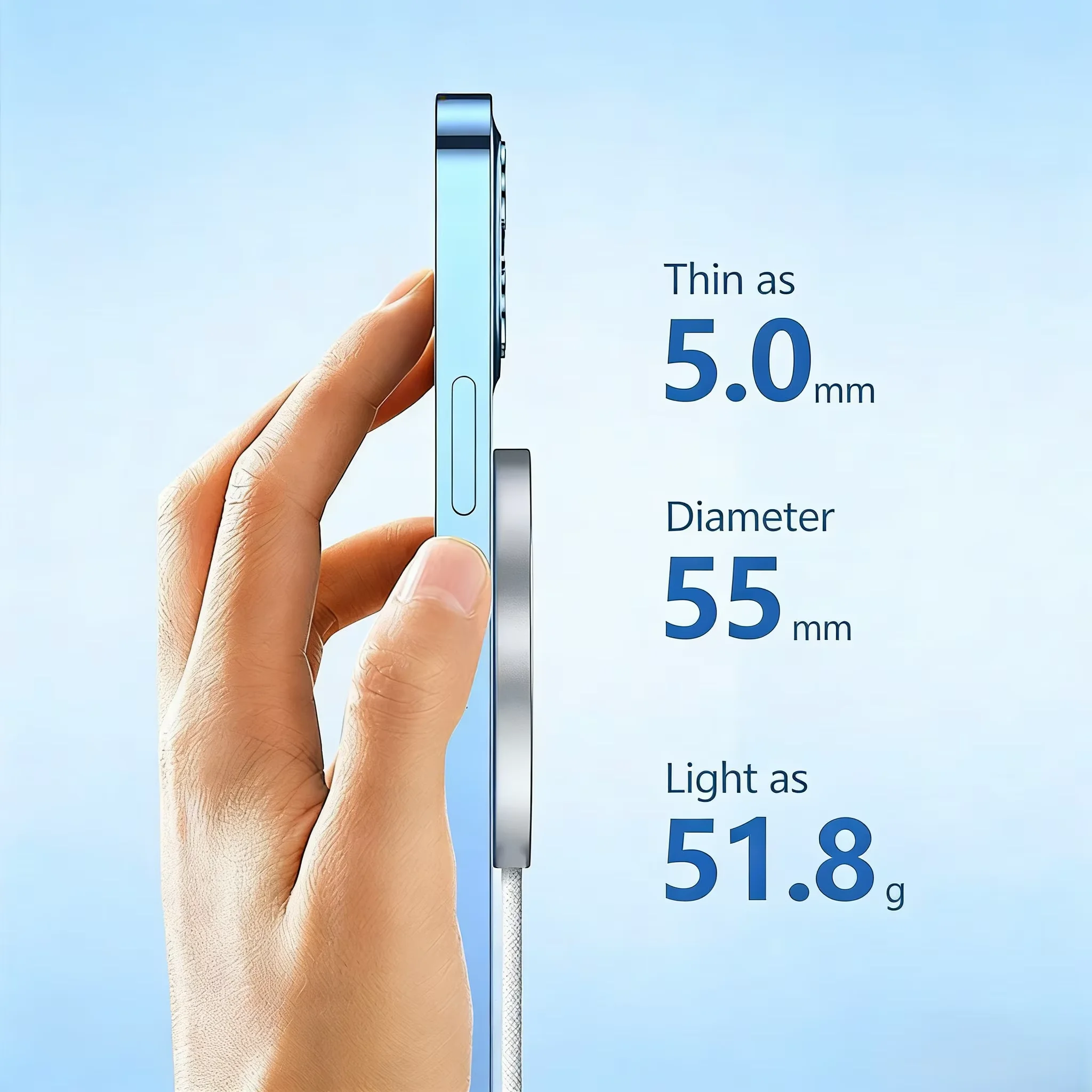 Nowa ładowarka magnetyczna Qi2.2 do szybkiego ładowania bezprzewodowego 25W dla iPhone 18 17 16 15 14 13 12 Pro Max Samsung S25 S24 S23 — zdjęcie produktu 5