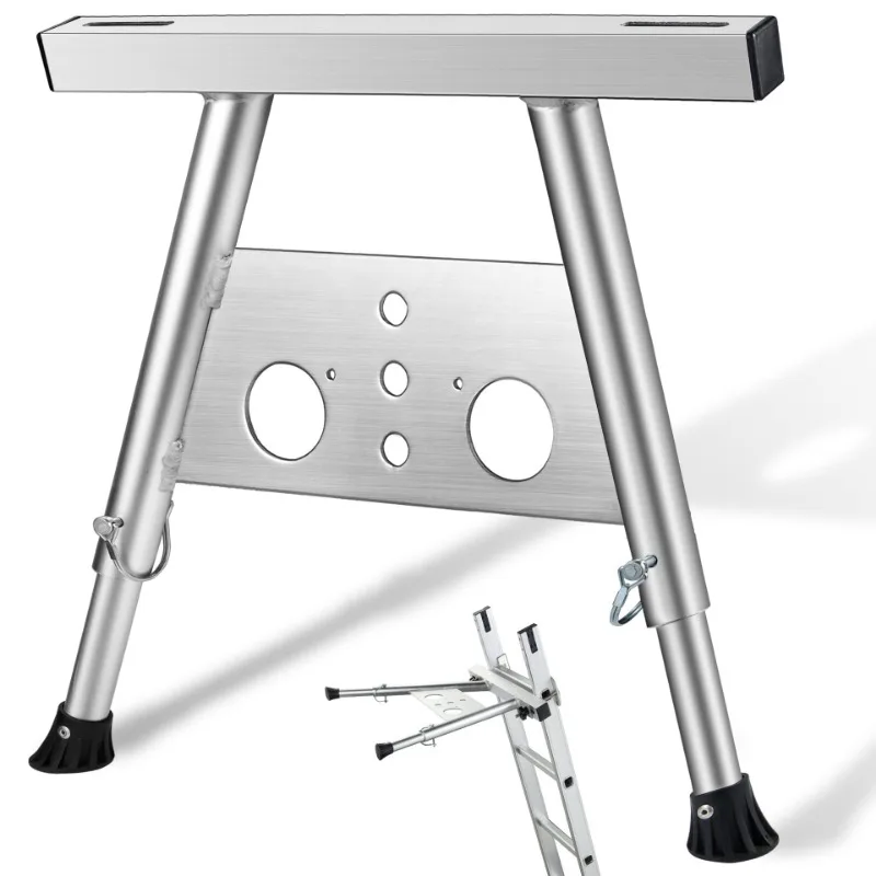 Thickened Aluminium Non-slip Ladder Stabilizer Adjustable Height Width Ladder Stabilizers Easy Installation Construction Tools