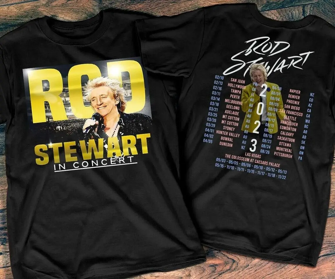 Rod Stewart The Hits Tour 2023 T-Shirt In Concert 2023 Gift For Fans Music