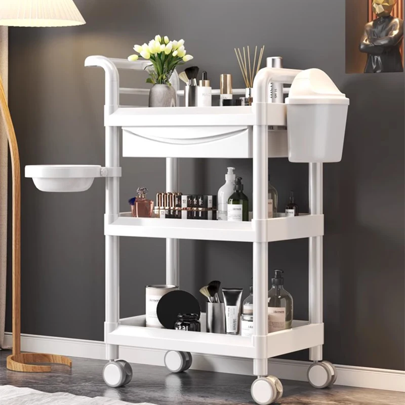 

Cleaning Hairdressing Salon Trolley Spa Manicure Beauty Salon Trolley Rolling Medical Carrito Auxiliar Salon Furniture BL50ST