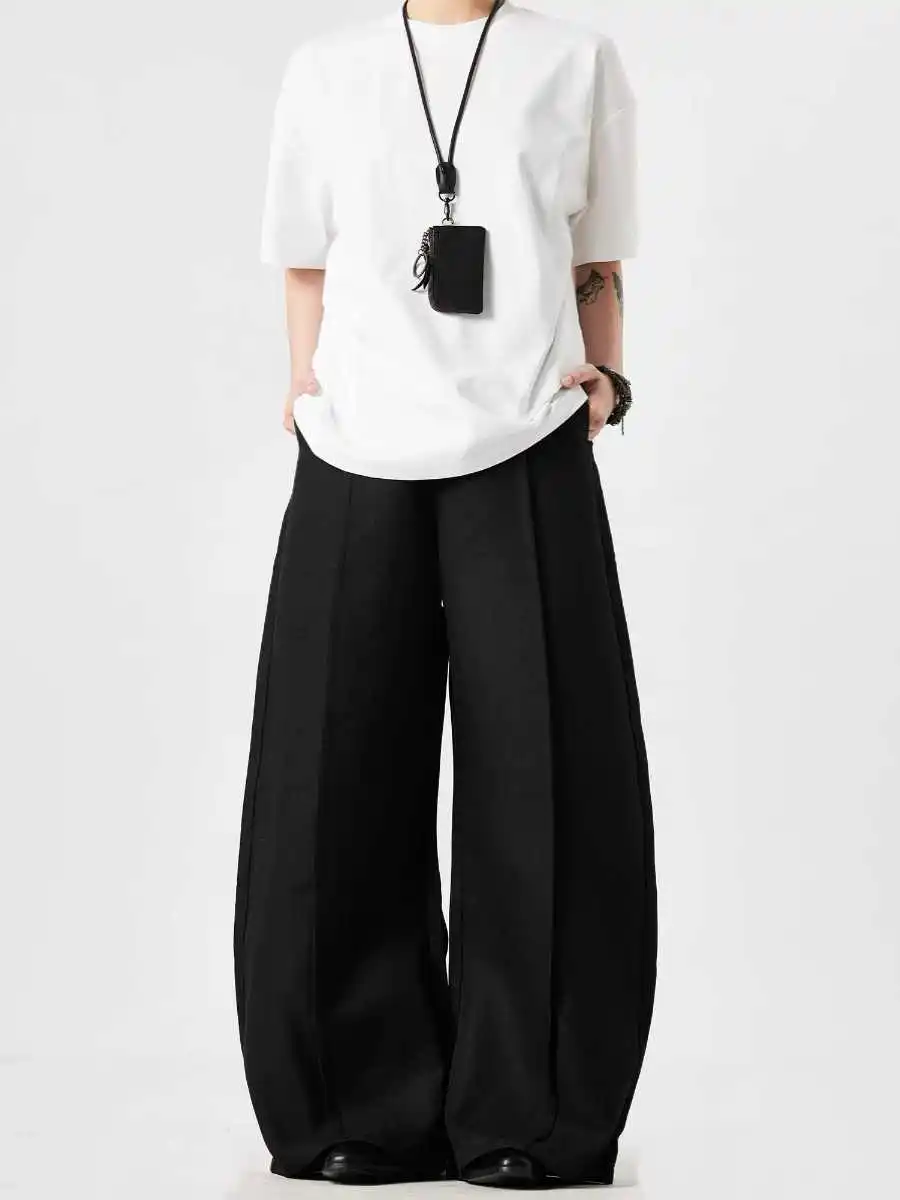 ผู้หญิงสีดํา Goth Baggy กางเกง Oversize Urban ชุดกางเกง Harajuku ญี่ปุ่น 2000s สไตล์ Y2k Emo Vintage Urban ชุดกางเกง 2025