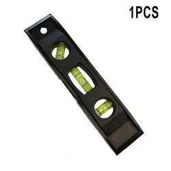 150mm Horizontal Ruler 3 Bubble Spirit Level Magnetic Plastic Shell Portable Spirit Level Tool Measure Tool Machinery Leveller