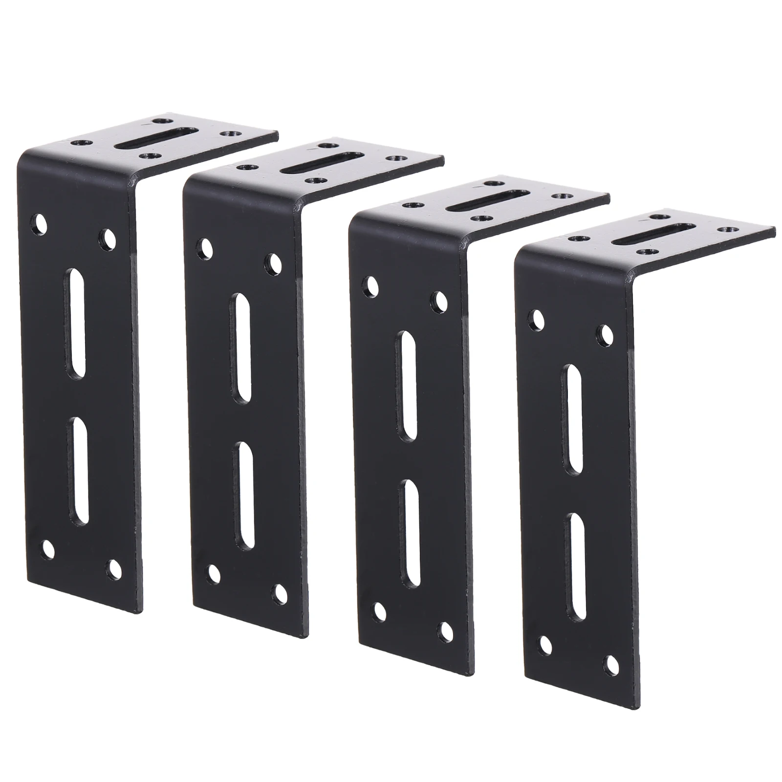 

4pcs Heavy Duty Corner Brackets Furniture Cabinet Joint Fastener L Shape Shelf Support Angle Brackets For Wardrobes Chairs