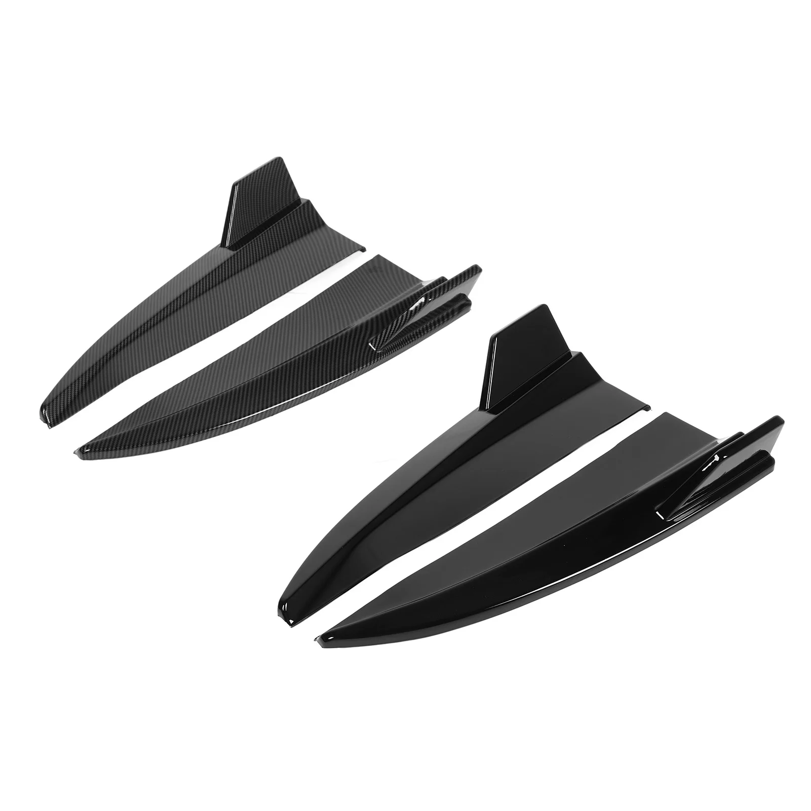 Rear Bumper Side Splitter Protective Rear Bumper Splitter Spoiler for C‑Class Variant Wagon S205 AMG‑Line C43 2015 To 2021