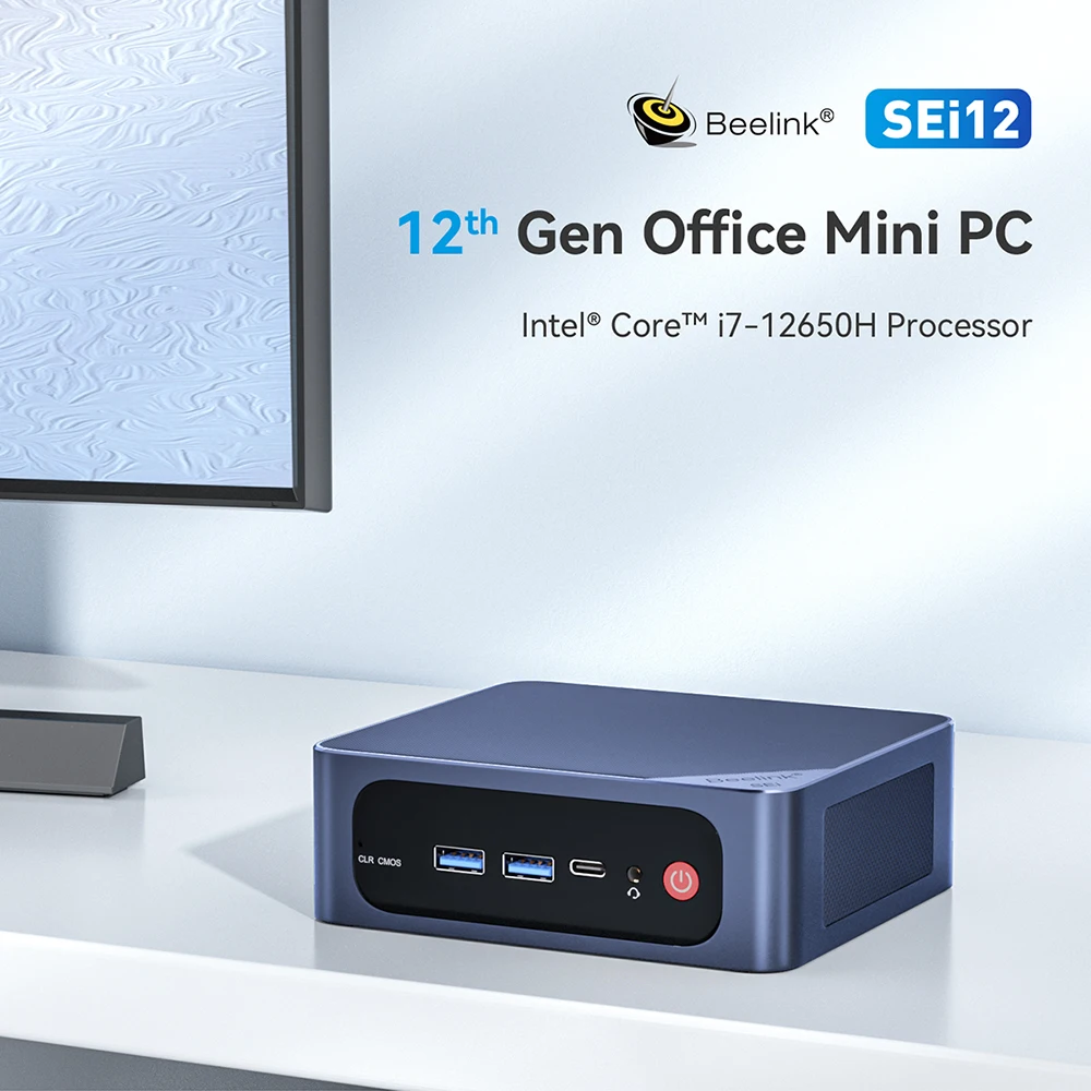 Imagem -04 - Beelink-mini pc Intel Desktop Computer Core I512450h I7-12650h 16gb Ddr4 500gb Sei 12 Max i7 12700h Nvme Ssd 1000m