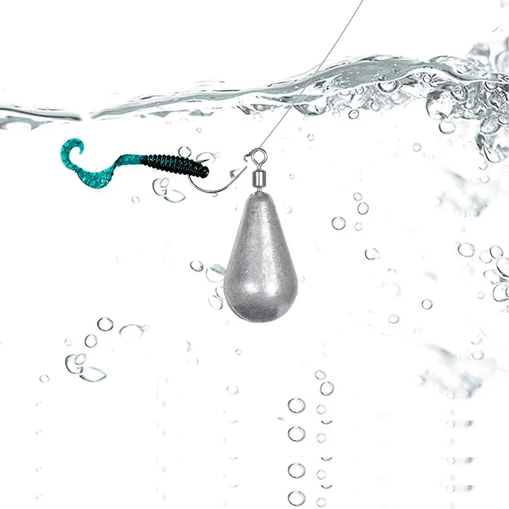 10 قطعة/الوحدة الصيد الوزن الغطاسون قطرة النار الأوزان ل باس الصيد معالجة اكسسوارات 3.5 جرام 5 جرام 7 جرام 10 جرام 14 جرام 20 جرام