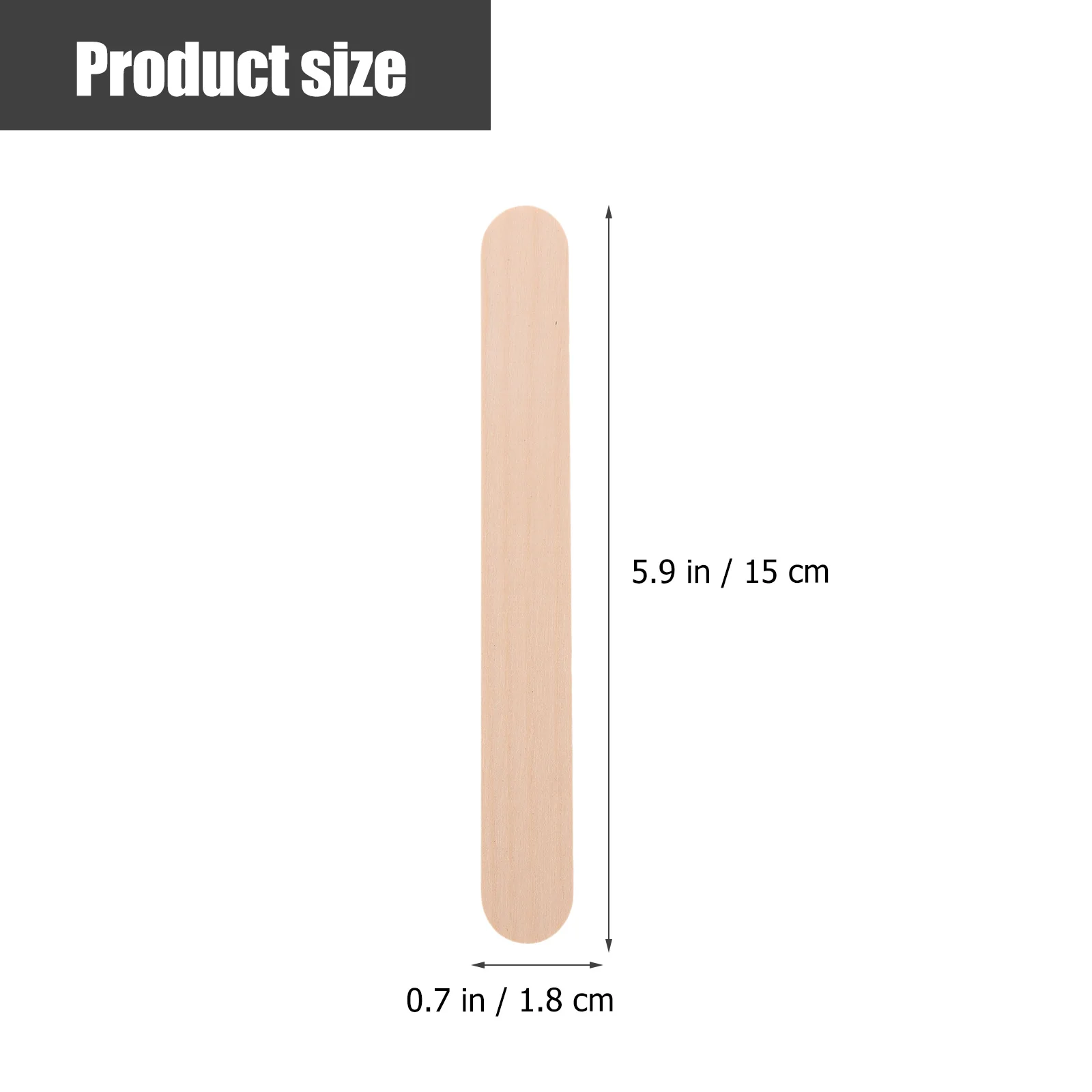 

200 Pcs Spatula Smooth Tongue Depressors Dental Bulk Edge Mouth Diagnostic Sticks Wooden Portable