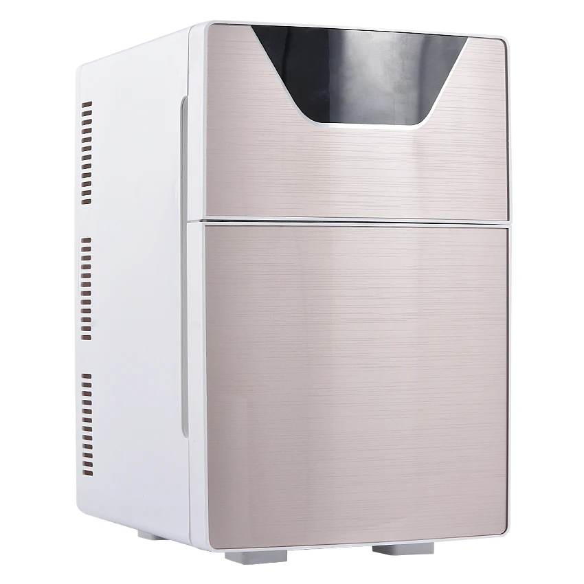 20L Car Home Refrigerator Mini Fridge AC220V/DC12V Warmer Multi-function Travel Refrigerator Portable Electric Icebox  F-L20SA