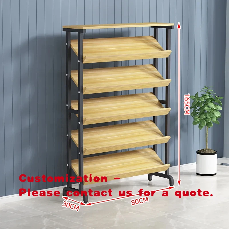 custom.Cosmetic Display Racks Multi-Layer Metal Storage Book Shelf Display Rack Supermarkets and Office Use