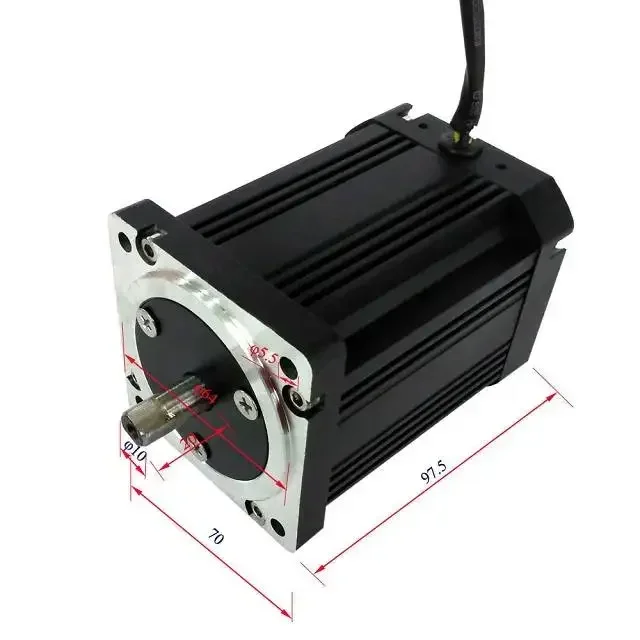 Tsm Series Bldc Brushless Dc Servo Motor 48v Low Noise With Encoder 200w