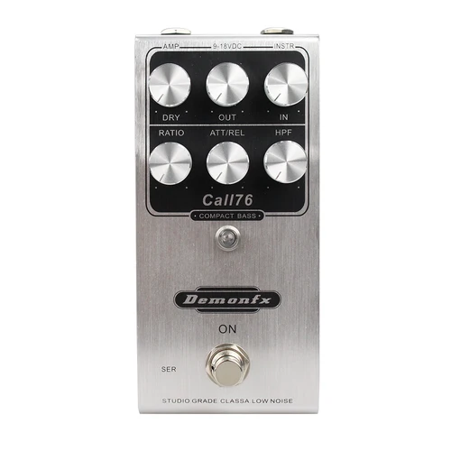 Imagen 2 del producto Demonfx Pedal de efecto de guitarra de alta calidad Wah distorsión Overdrive retardo reverb compresor Pedal de refuerzo
