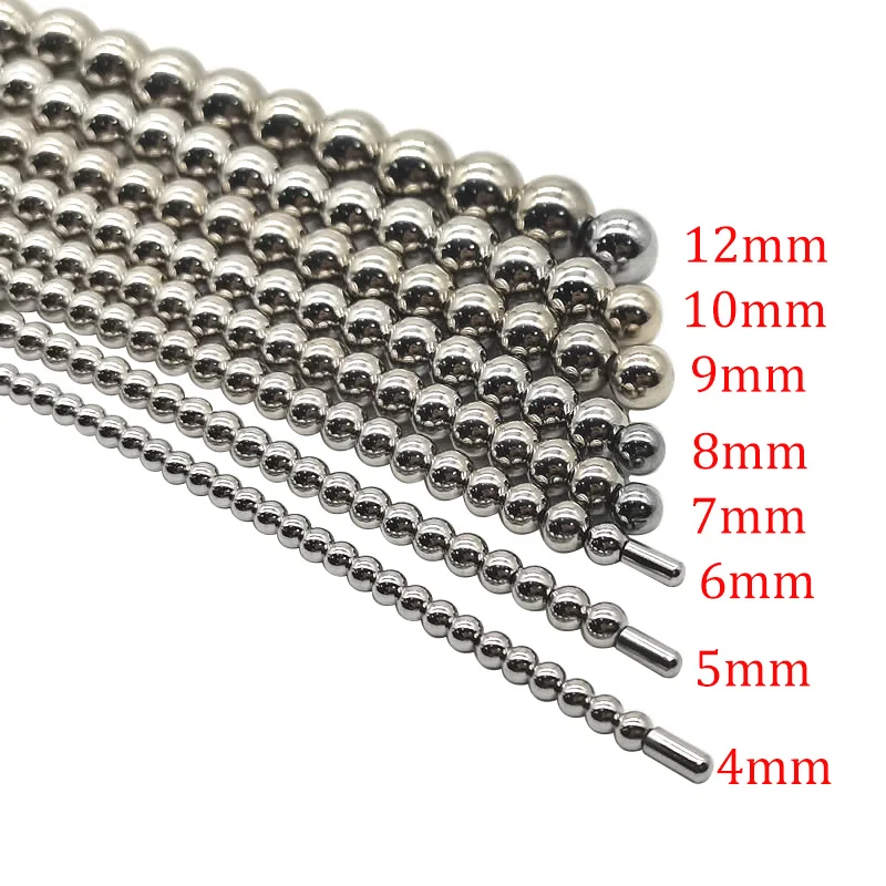 30/50cm Super Long Stainless Steel Urethral Catheter Dilator penis plug Insert Horse Eye Stimulation Sounds Beads Male Sex Toys