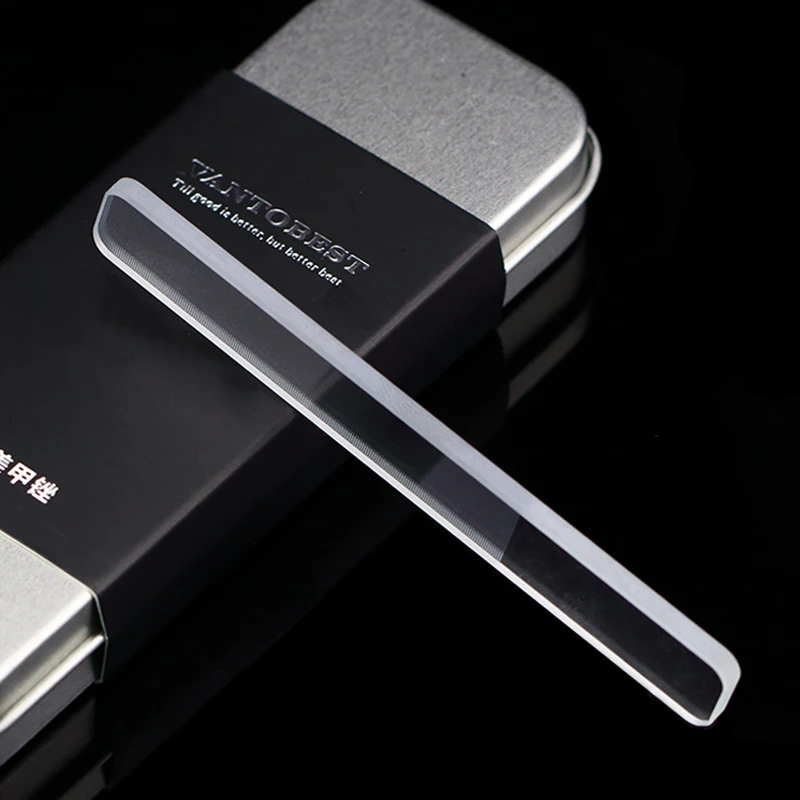 VANTOBEST ガラスネイルこすり研磨ストリップ研磨ファイルフリーマニキュア修理タイプ明るいネイルツール