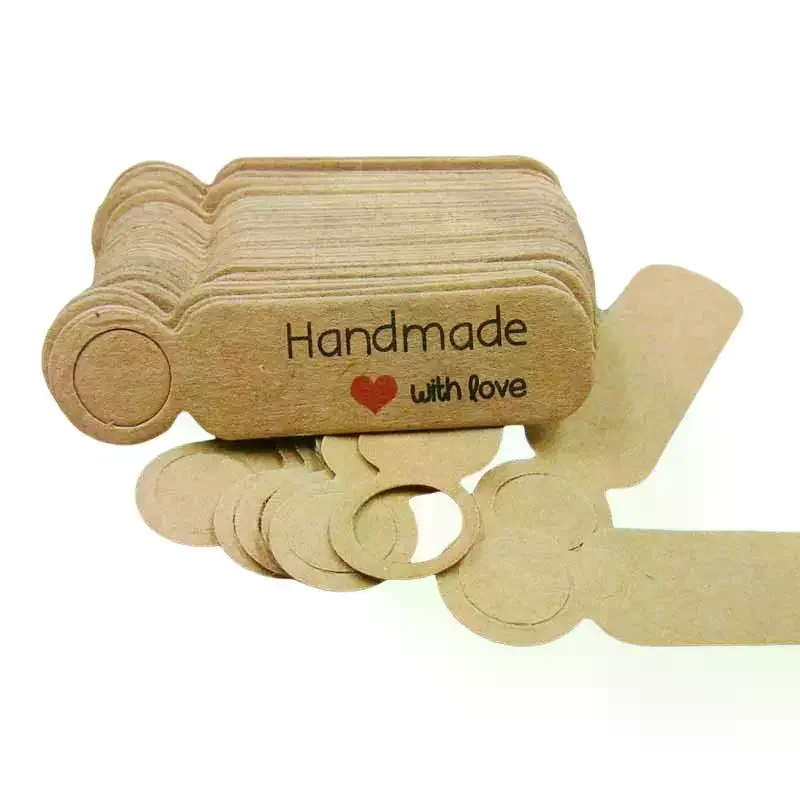 Kraft Paper Price Tags (100pcs) - usage example