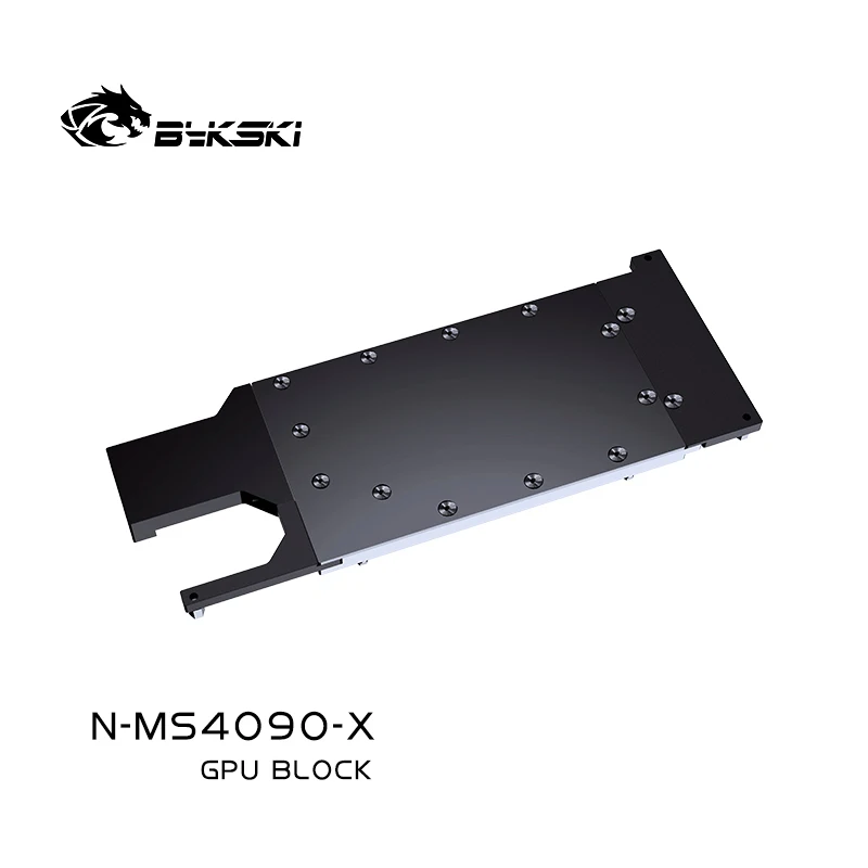 Bykski GPU Water Block for MSI RTX 4090 Turbo Graphics Card Water Cooling All Metal Copper Radiator Block N-MS4090-X