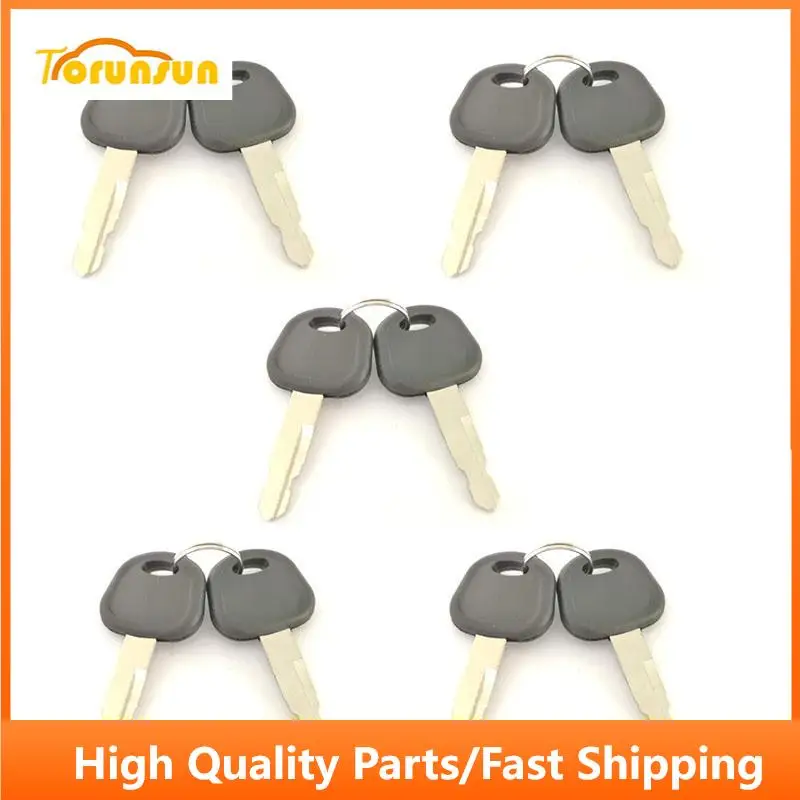 10pcs Construction Ignition Key 60022654 Fits Sany Excavator