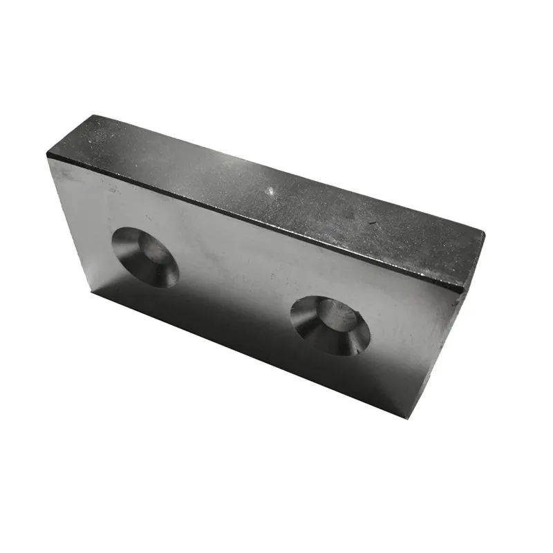 1PC 100x50x15 Block Strong Magnet Double holes 10mm Neodymium Magnets 100x50x10mm Permanent Magnetic Magnet 100*50*10 mm