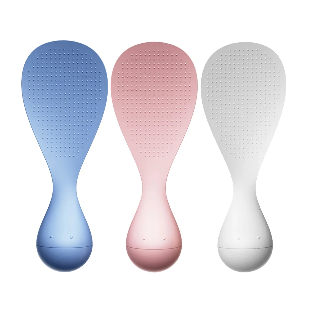 

6pcs Stand Up Rice Spoon Nonstick Heat Resistant Rice Cooker Utensil Plastic Scooper Shovel Serving Spoon Kitchen Cooking Tool