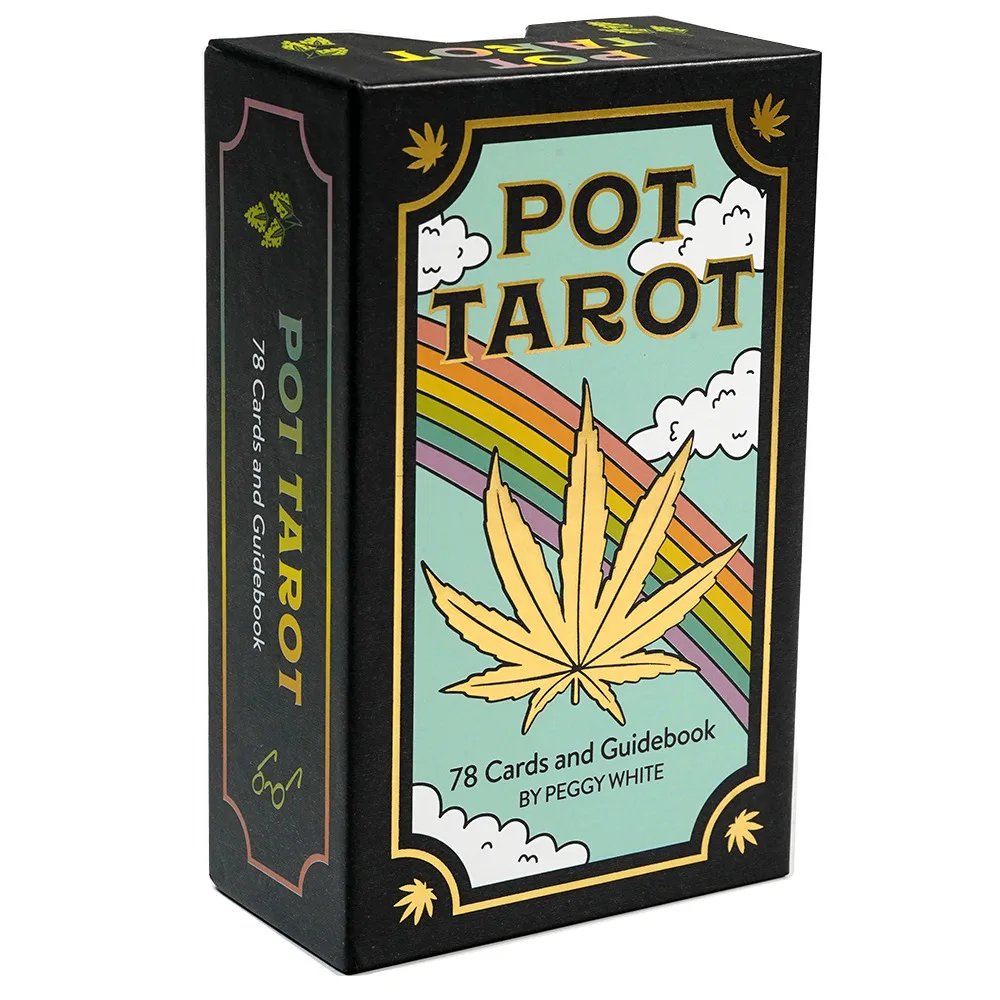 

12*7cm Pot Tarot 78 Cards In Rigid Box with Guidebook for Beginners Bright and Beautifully Illustrated Tarot Deck